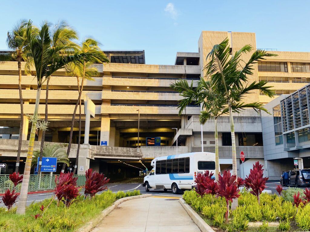 Waikiki shuttle vehicle